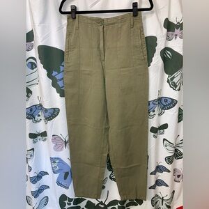 Topshop linen blend pant